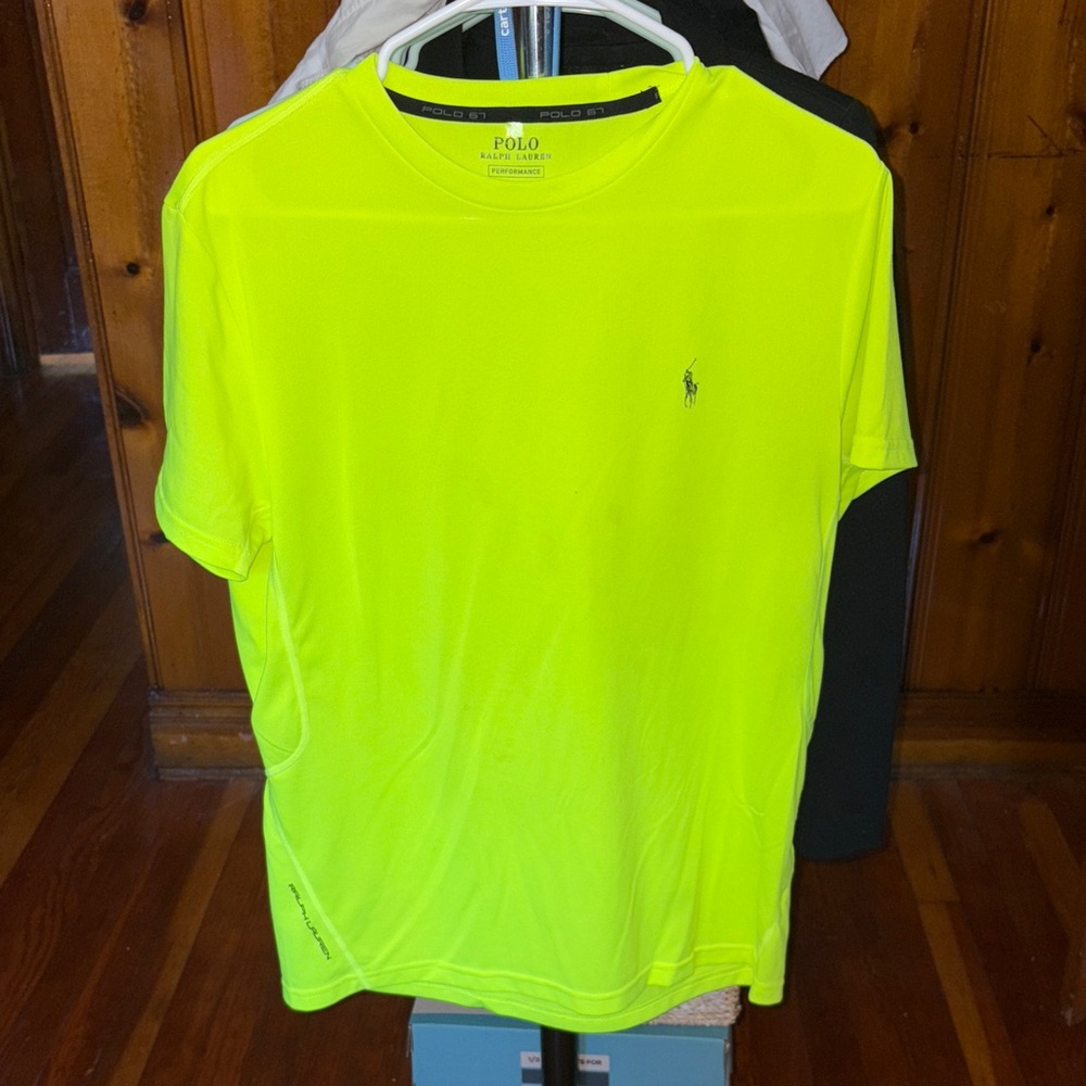 Polo by Ralph Lauren Men's Bright Yellow Tee